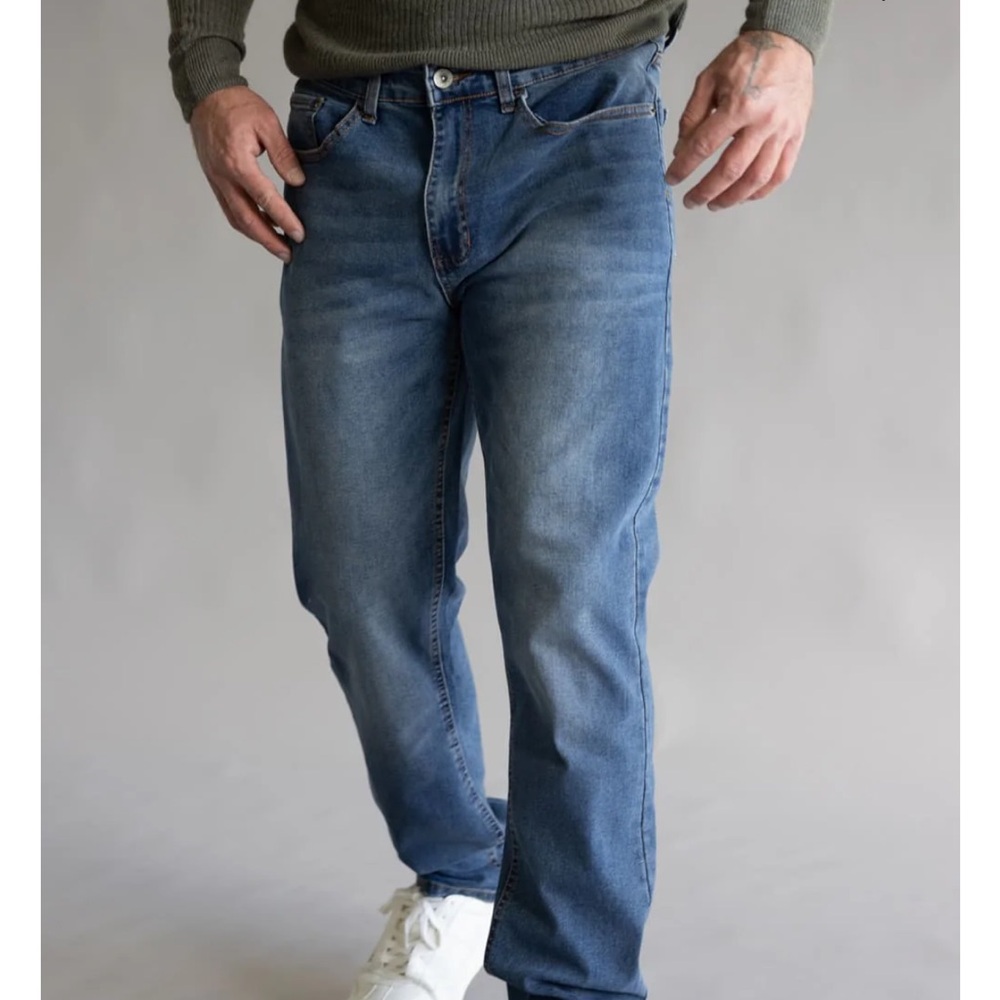 Weatherproof Relaxed Fit Blue Jeans - Picture 2 of 5